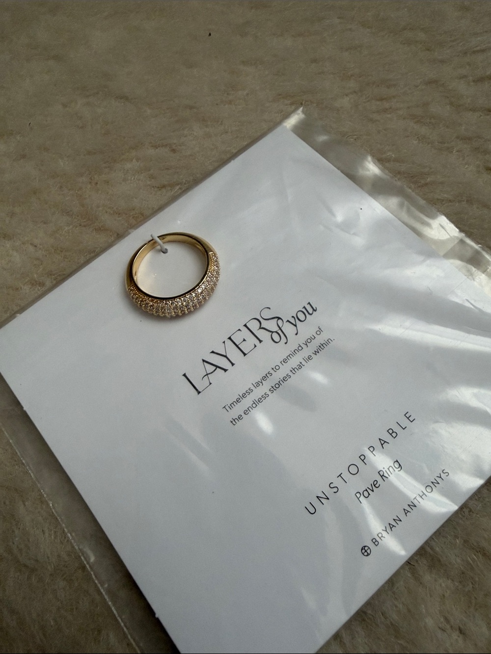 Bryan Anthonys Pave Ring